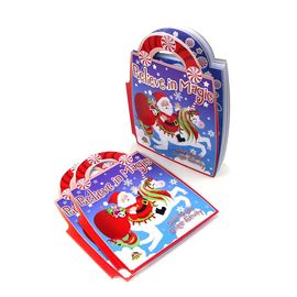 Christmas Custom Sticker Sheet Printing CMYK Or Panton Color And Gluing Binding