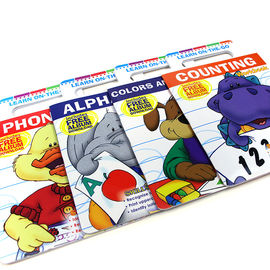 Soft Cover Saddle Stitching Custom CMYK Childrens Handle Workbook Printing