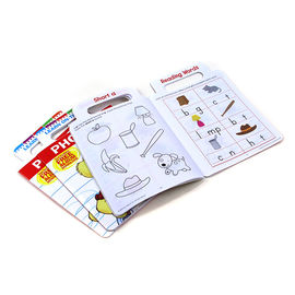 Soft Cover Saddle Stitching Custom CMYK Childrens Handle Workbook Printing