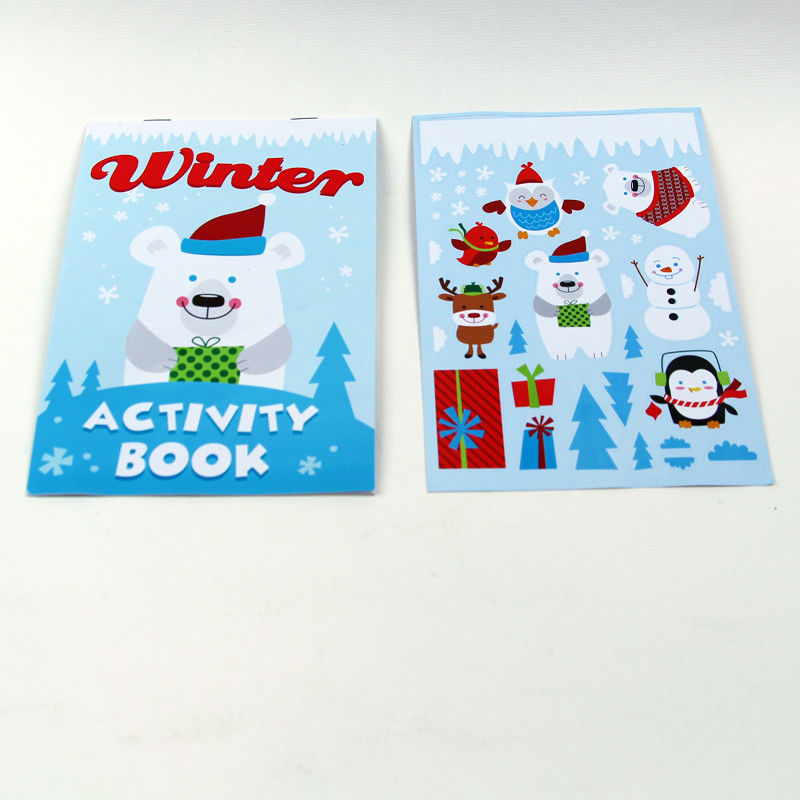 Fancy Custom Softcover Sticker Childrens Book Printing Colorful And Attractive